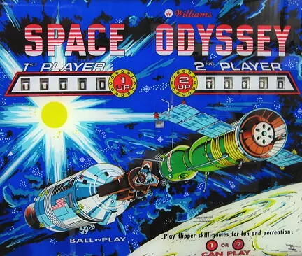Space Odyssey backglass