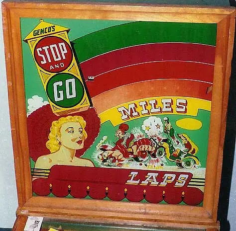 Stop and Go backglass
