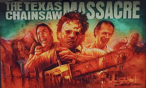 The Texas Chainsaw Massacre (Blood Sucker Edition) backglass