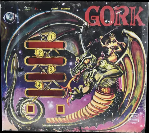 Gork backglass