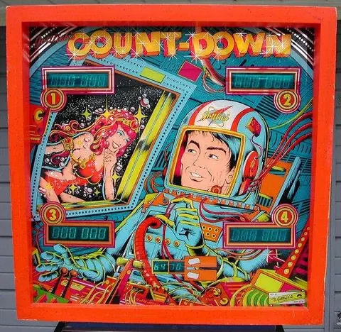 Count-Down / Space Walk backglass