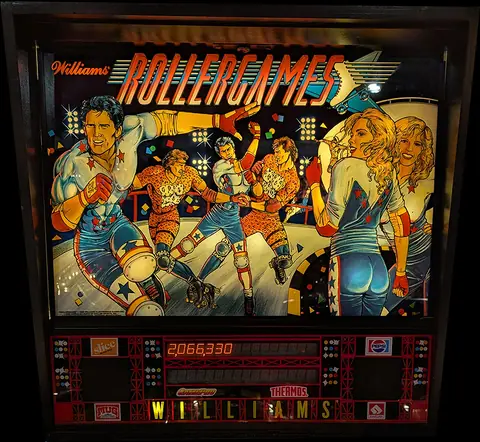 Rollergames backglass