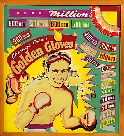 Golden Gloves backglass