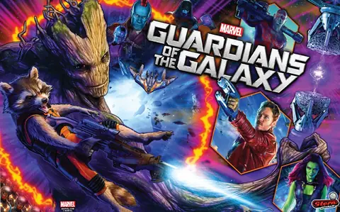 Guardians of the Galaxy (Premium) backglass