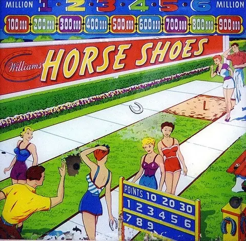 Horseshoes backglass
