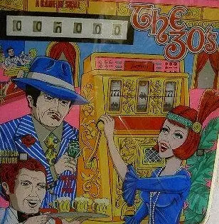 The 30's backglass