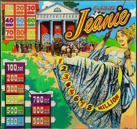 Jeanie backglass