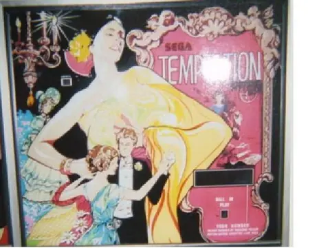 Temptation backglass