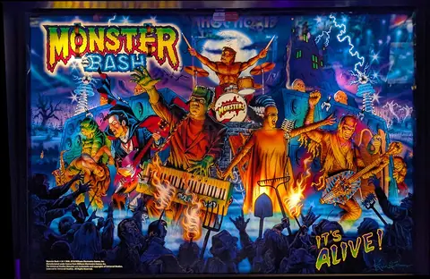 Monster Bash (Remake LE) backglass