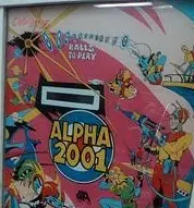 Alpha 2001 backglass