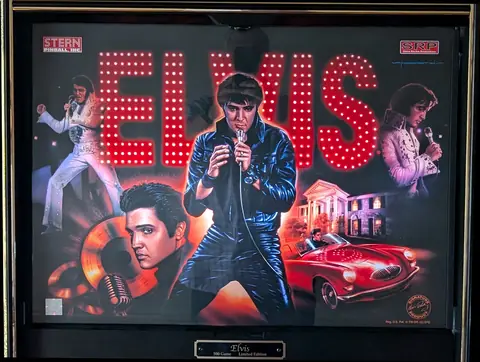 Elvis Gold backglass