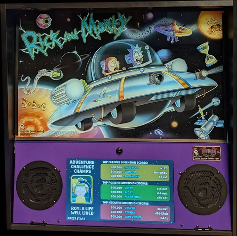 Rick and Morty (Blood Sucker Edition) backglass