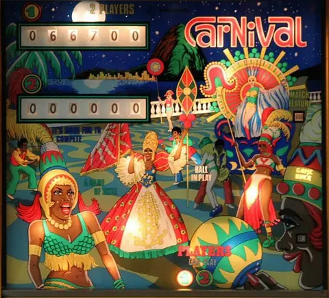 Carnival backglass
