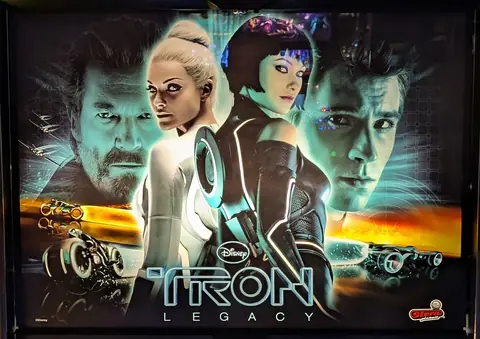 Disney TRON: Legacy backglass