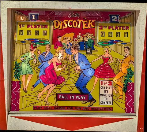 Discotek backglass