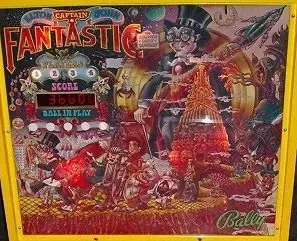 Captain Fantastic and the Brown Dirt Cowboy (Home Model) backglass