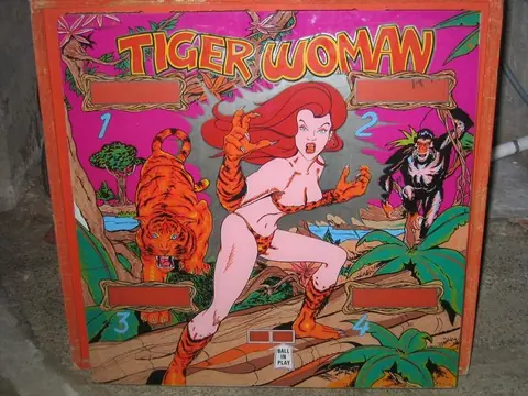 Tiger Woman backglass