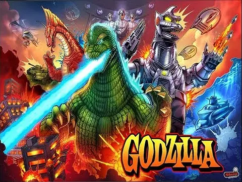 Godzilla backglass