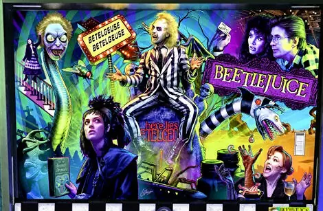 Beetlejuice backglass