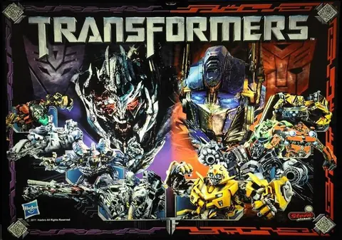 Transformers (LE) backglass