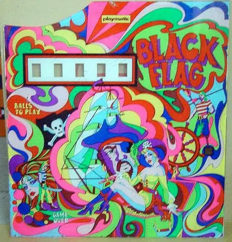 Black Flag backglass