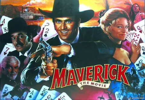 Maverick backglass