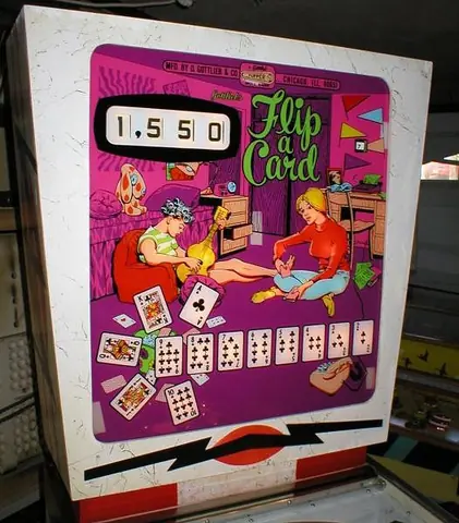 Flip-A-Card backglass