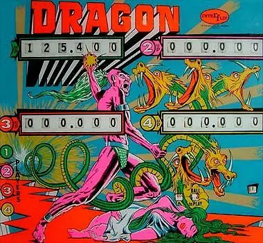 Dragon backglass