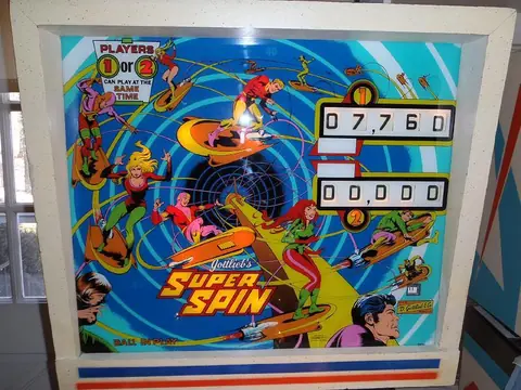 Super Spin backglass