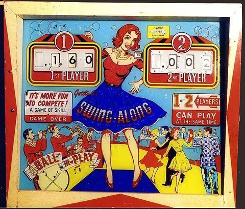 Swing-Along backglass
