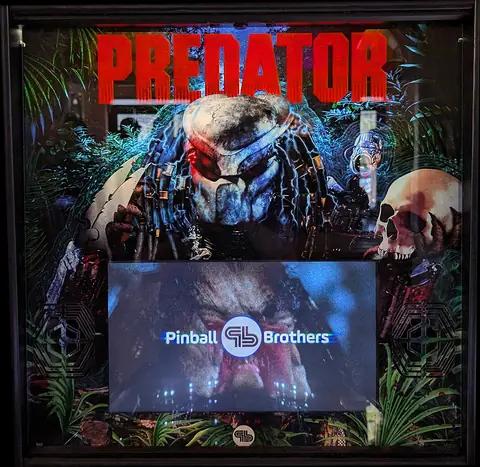 Predator backglass