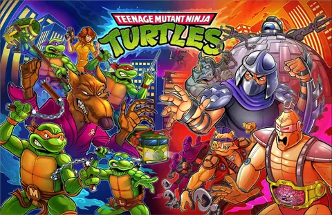 Teenage Mutant Ninja Turtles backglass