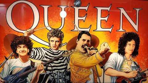 Queen backglass