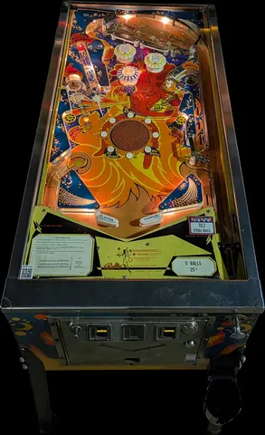Fireball playfield