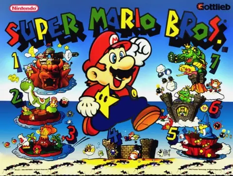 Super Mario Bros. backglass