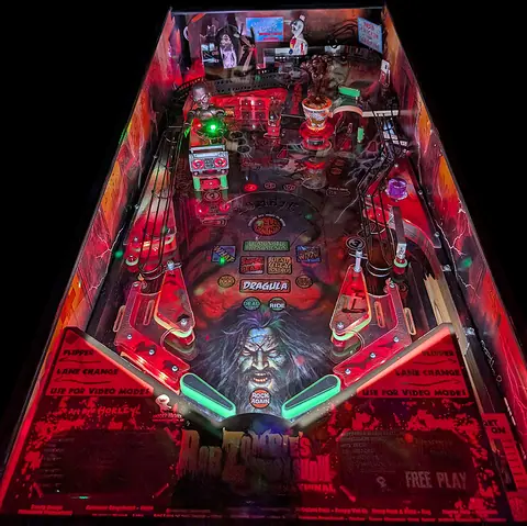 Rob Zombie's Spookshow International playfield