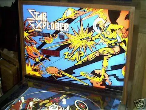 Star Explorer backglass