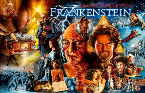 Mary Shelley's Frankenstein backglass