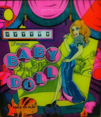 Pat Hand / Satin Doll backglass