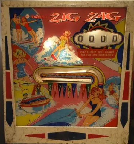Zig Zag backglass
