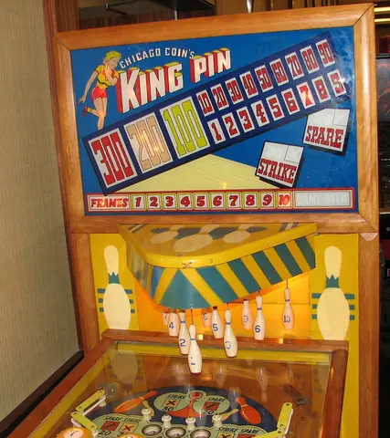 King Pin backglass