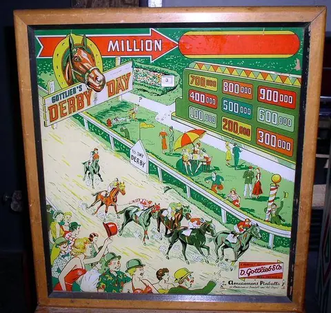 Derby Day backglass
