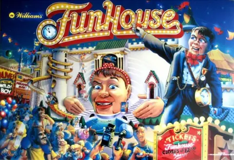 Funhouse backglass