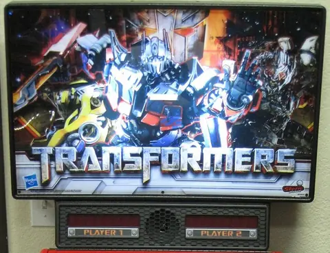 Transformers The Pin backglass