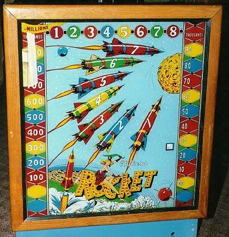 Rocket backglass