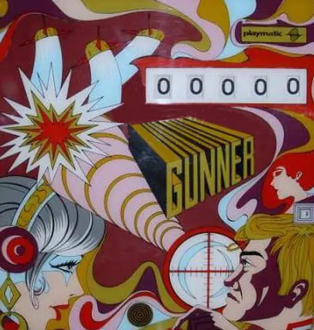 Gunner backglass