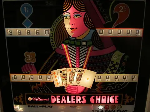 Dealer's Choice / Lucky Ace / High Ace backglass