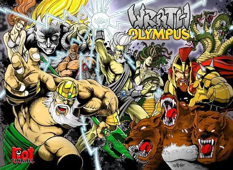Wrath of Olympus backglass