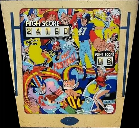 Gridiron / Pro-Football backglass