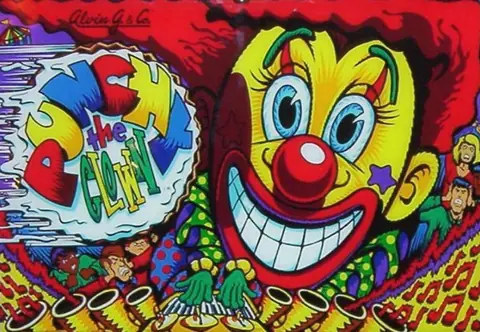 Punchy the Clown backglass